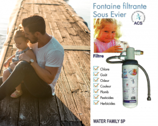 Fontaine filtrante sous évier Water Family SP